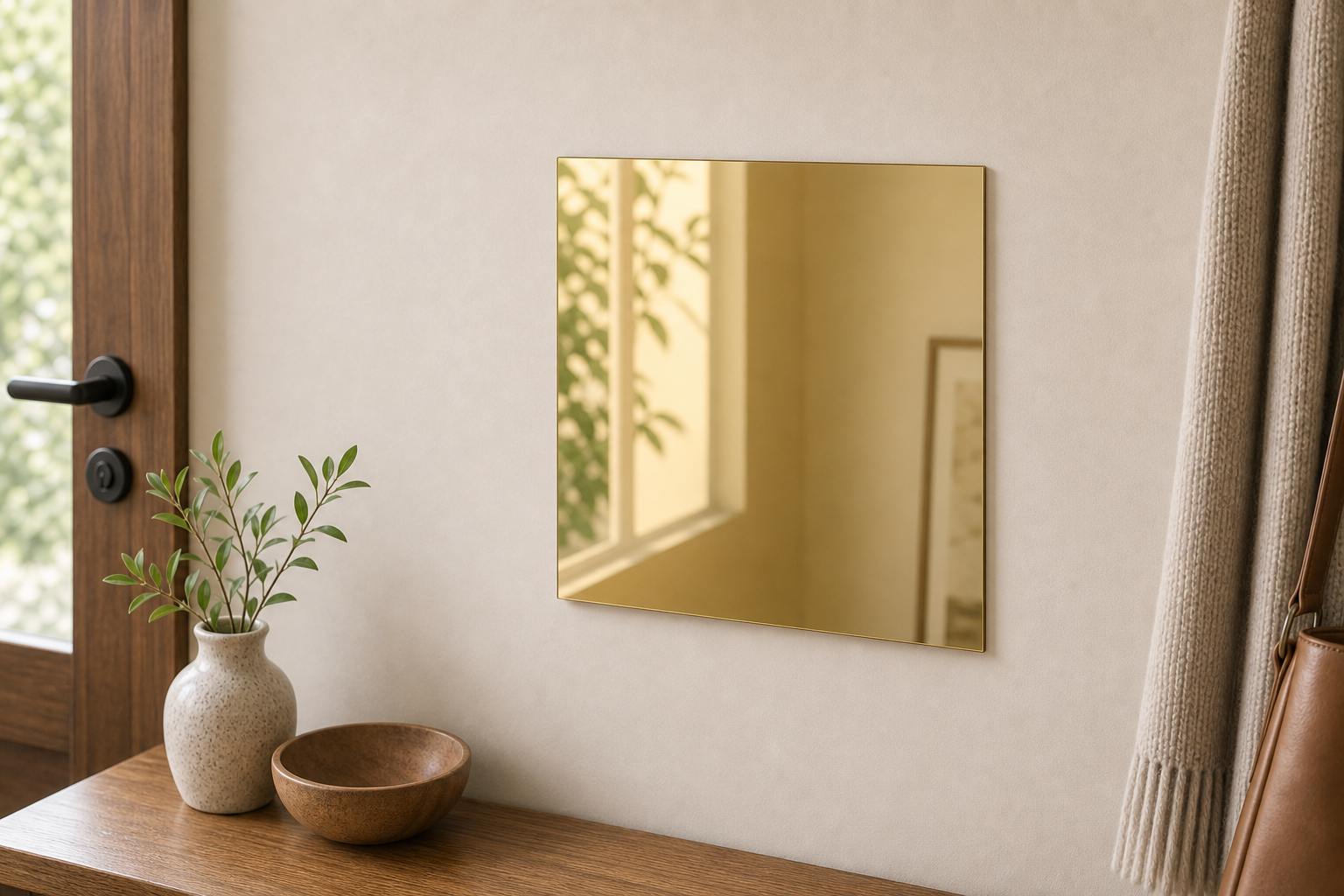 Cozy Haven Light Gold Acrylic Mirror Sheet Harmless For Wedding - Cozy Haven lifestyle image