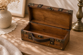 Cozy Haven Wooden Treasure Chest Portable Vintage Jewelry Box - Cozy Haven lifestyle image
