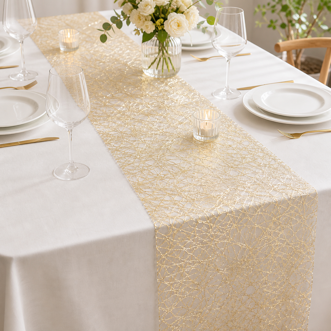 Serene Table Set — Tray, Coasters & Runner