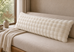 Cozy Haven Solid-Color Plush Pillow Long Pillowcase, Decorative - Cozy Haven lifestyle image