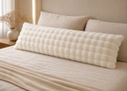Cozy Haven Solid-Color Plush Pillow Long Pillowcase, Decorative - Cozy Haven lifestyle image