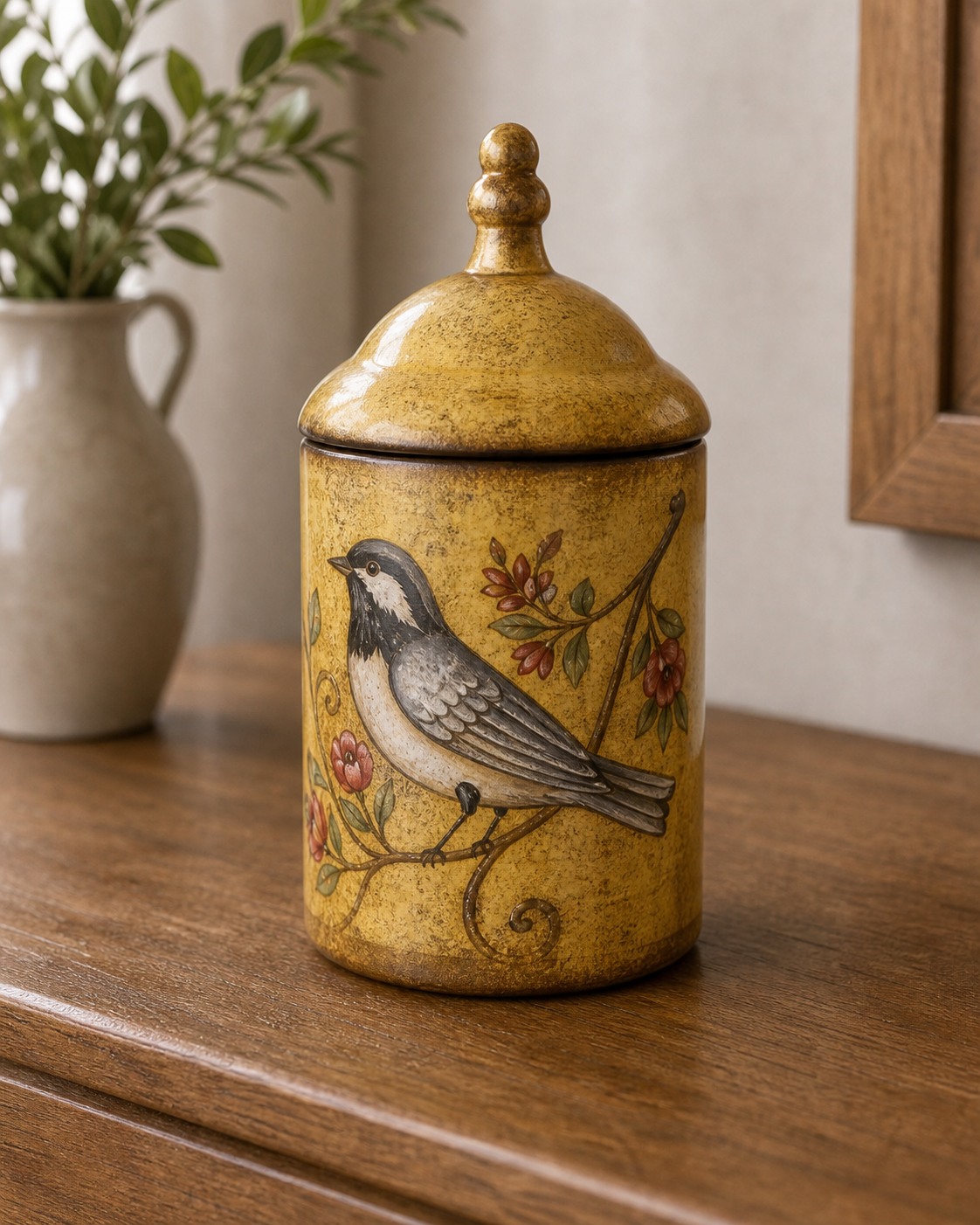 Cozy Haven Vintage Ceramic Storage Jars Kitchen Sugar Jar Tea Ca product detail