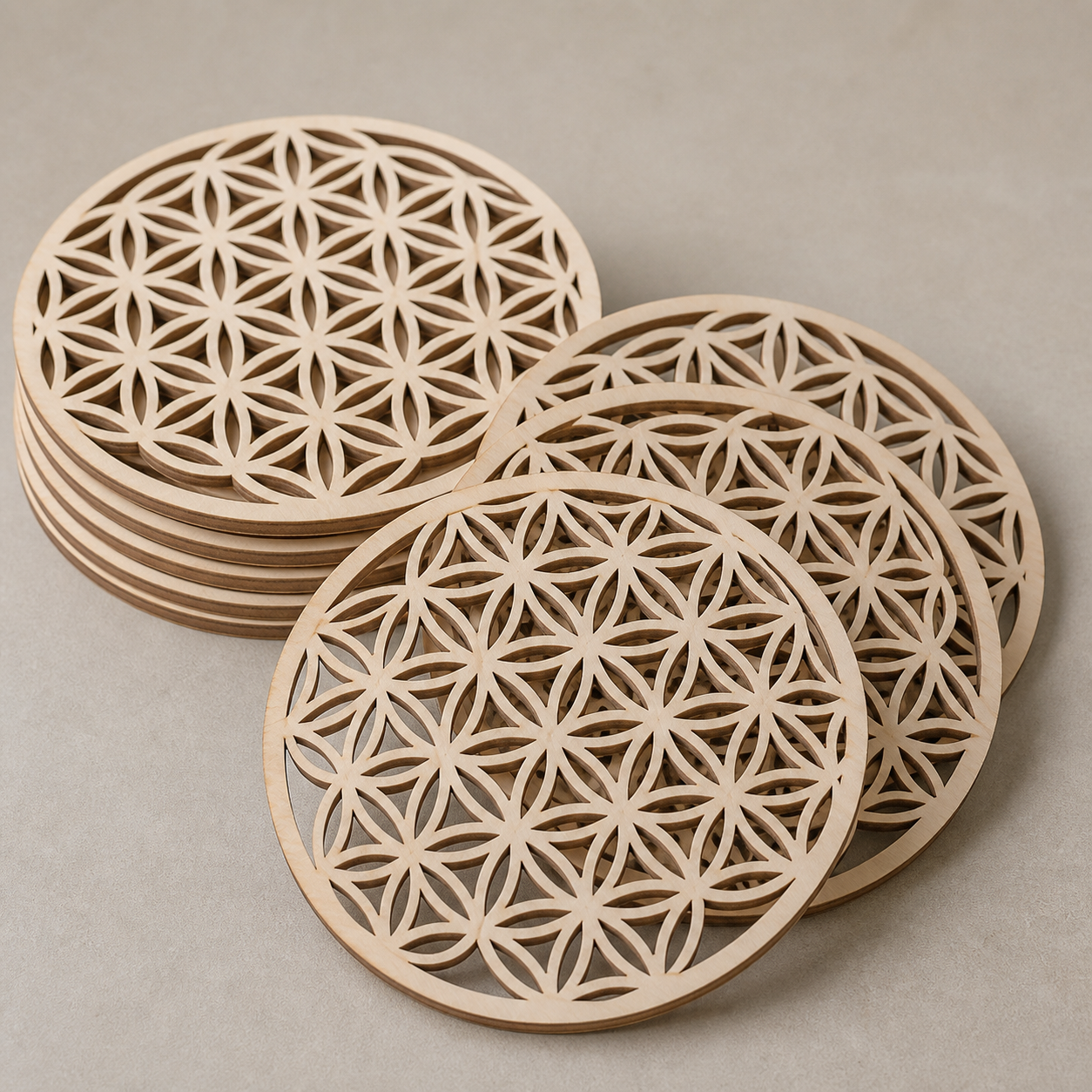 Serene Table Set — Tray, Coasters & Runner