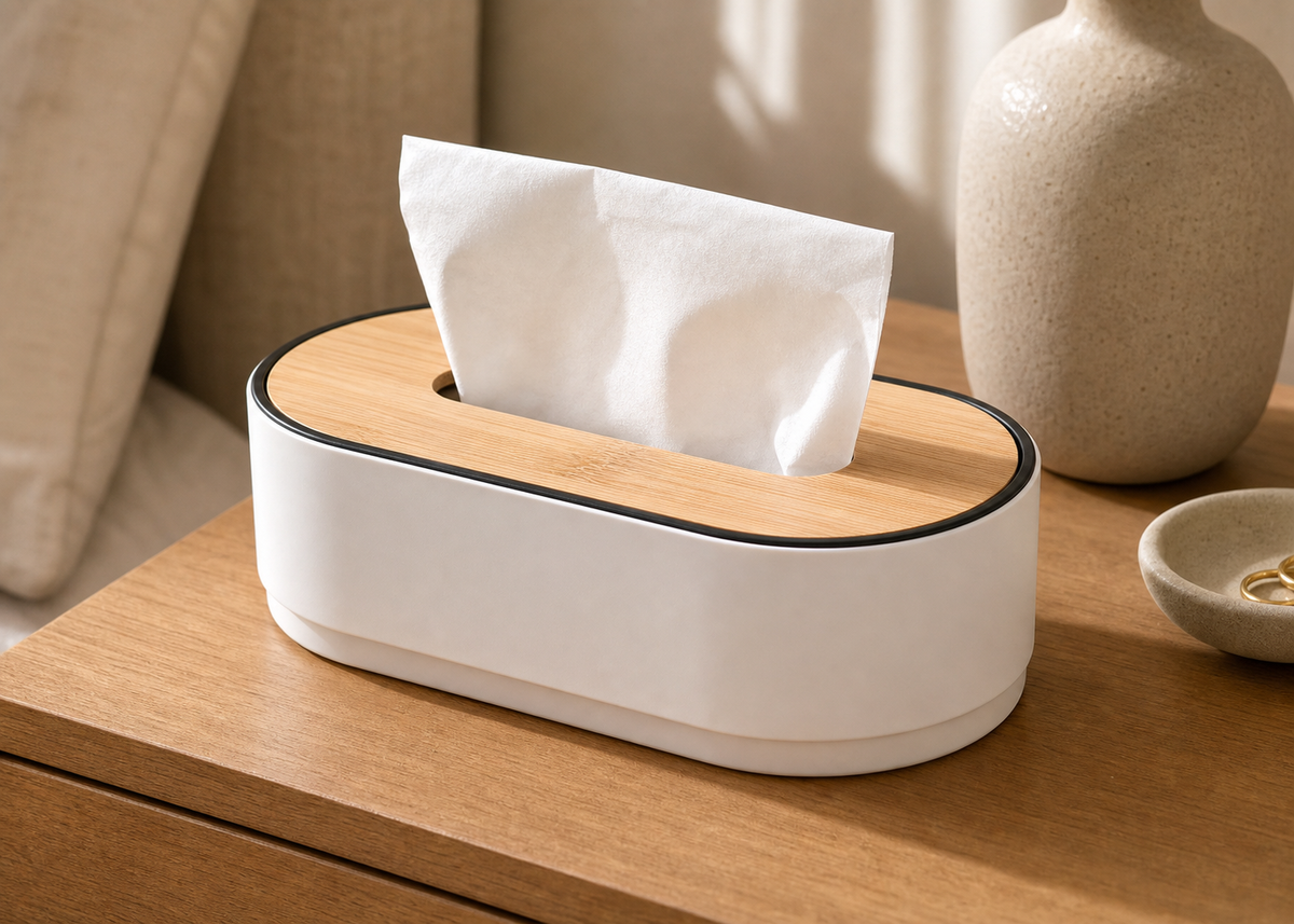 Cozy Haven Bamboo Tissue Box Cover Napkin Holder Paper Tiss product detail