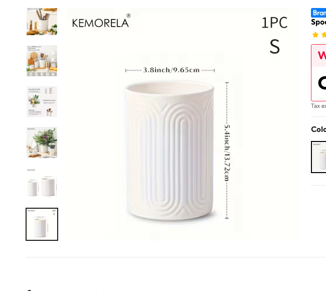 Cozy Haven Ceramic Bathroom Countertop Canister Set supplier reference S