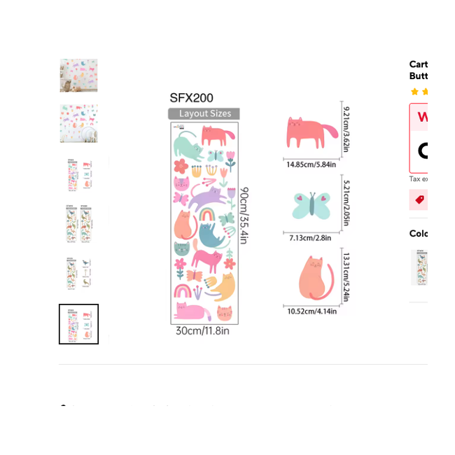 Cozy Haven 3D Butterfly Wall Stickers Set - 60 Pack Colorful Removable Nursery Art Decals supplier exact visual SFX200