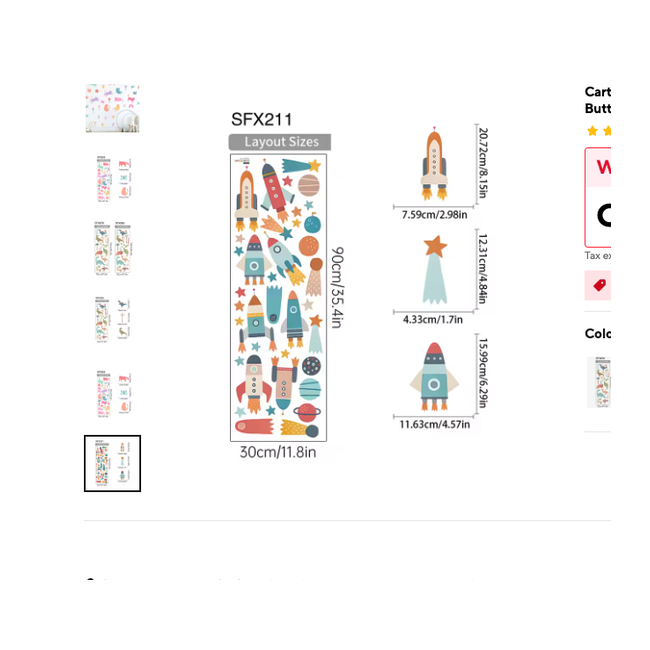 Cozy Haven 3D Butterfly Wall Stickers Set - 60 Pack Colorful Removable Nursery Art Decals supplier exact visual SFX211