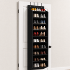 Cozy Haven Shoe Over Door Hanging Organizer - Black