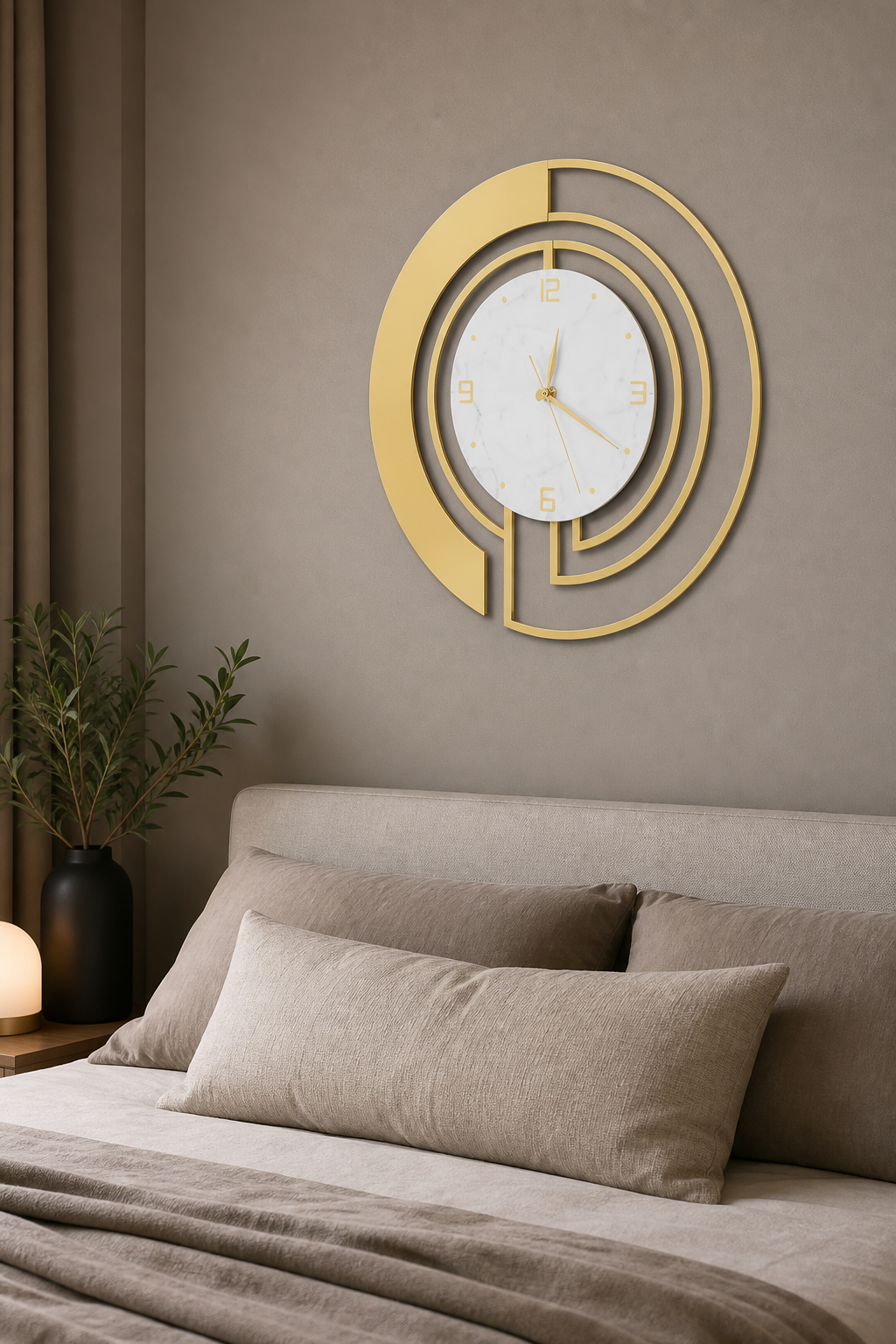 Cozy Haven Silent Decorative Wall Clock lifestyle image 2