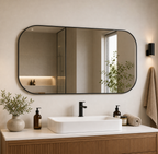 Cozy Haven Silver Wall Mirror Collection styled wall decor view 7 for 60 x 120 cm