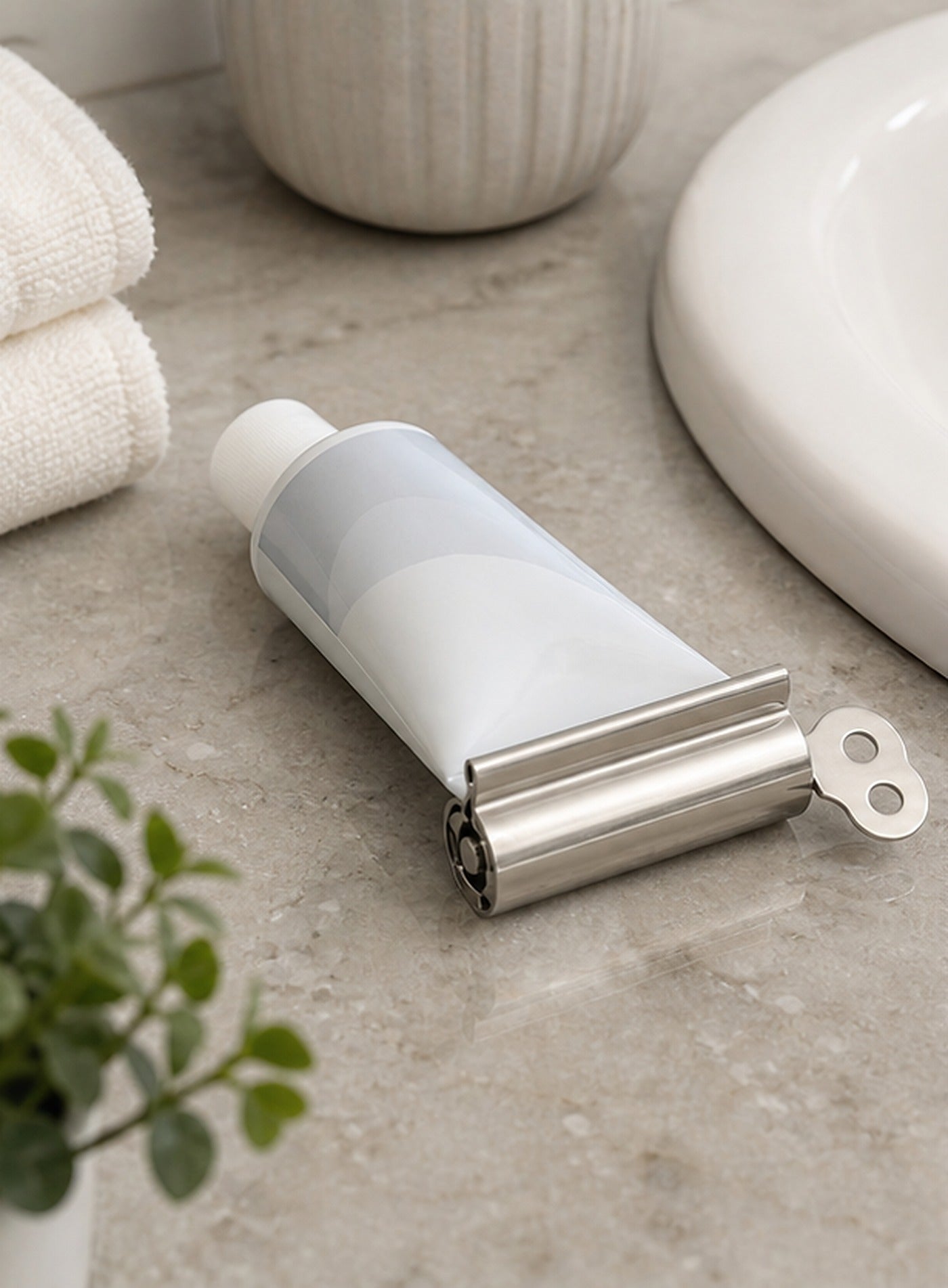 Cozy Haven Silver Toothpaste Tube Squeezer lifestyle image 1