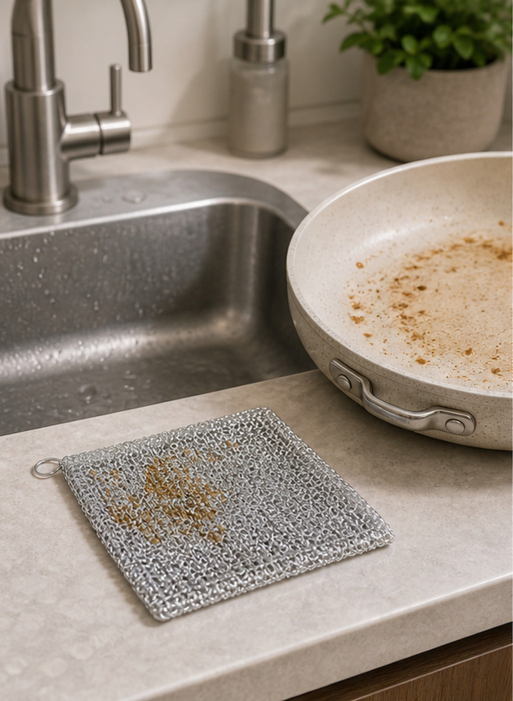 Cozy Haven Silver Wire Cleaning Cloth Set lifestyle image 1