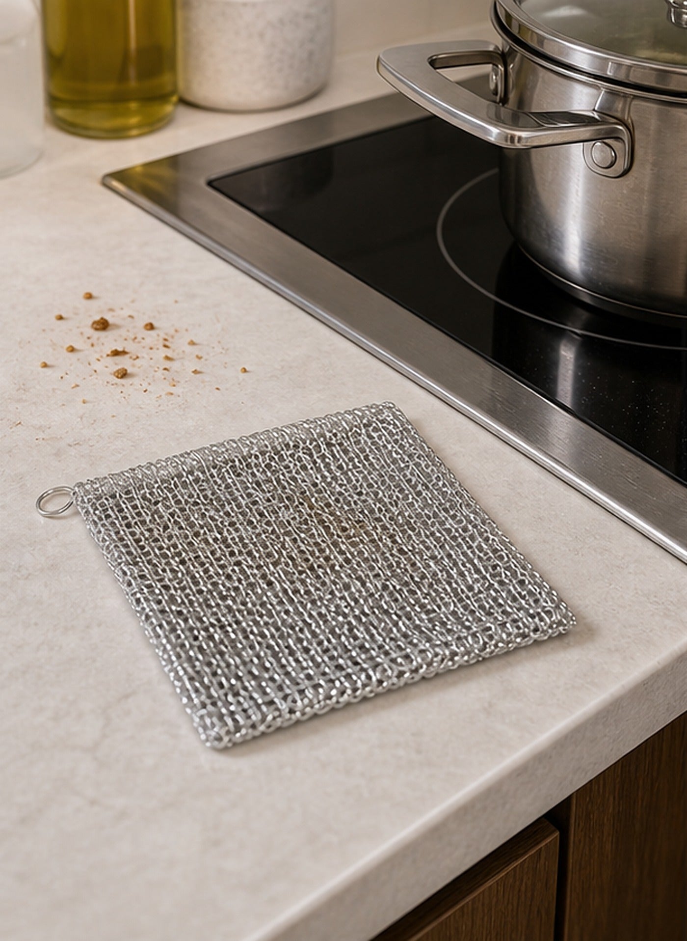 Cozy Haven Silver Wire Cleaning Cloth Set lifestyle image 2