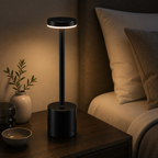 Cozy Haven Smart Touch LED Bedside Lamp styled lighting view 2