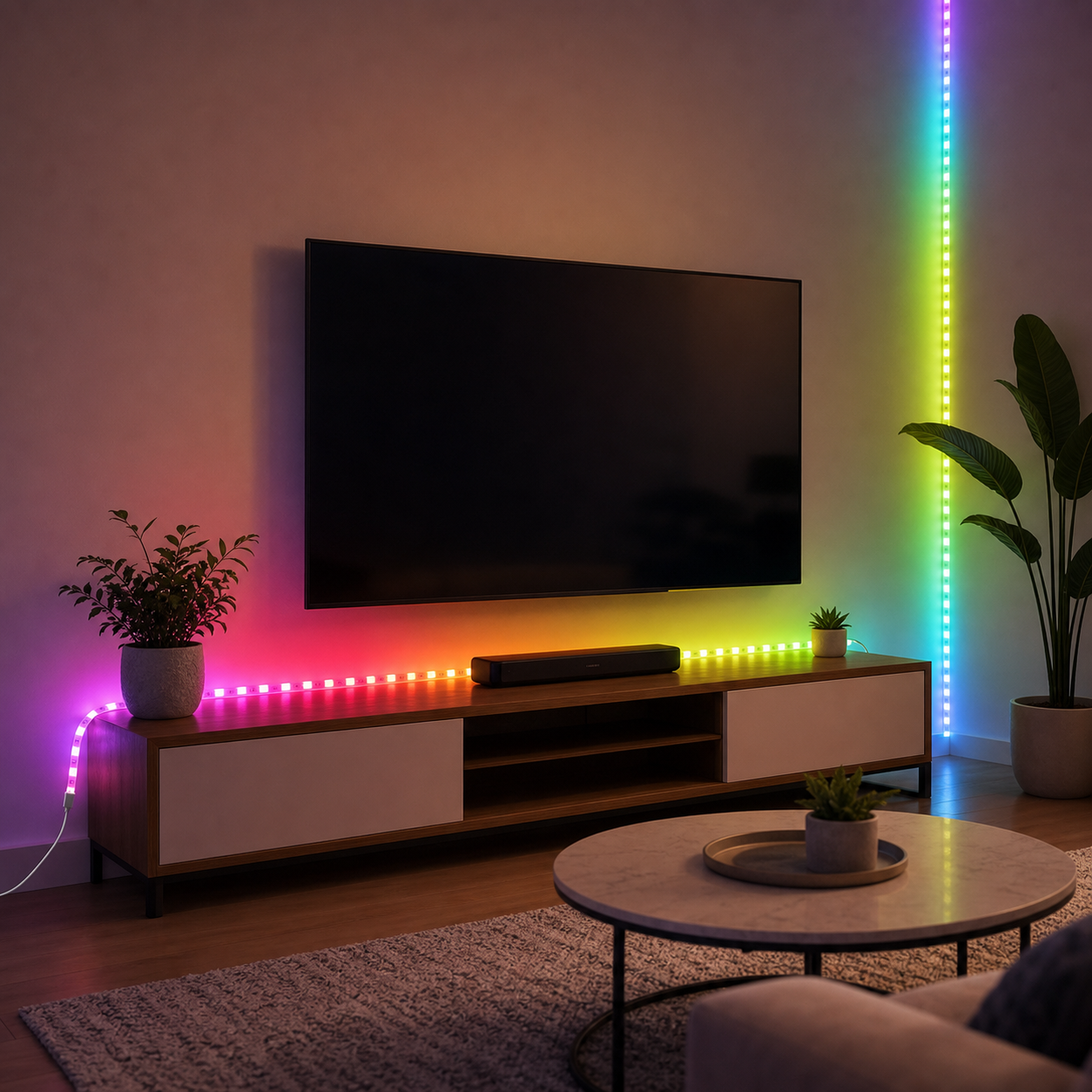 Cozy Haven Smart WiFi RGBIC LED Strip Lights lifestyle image 2