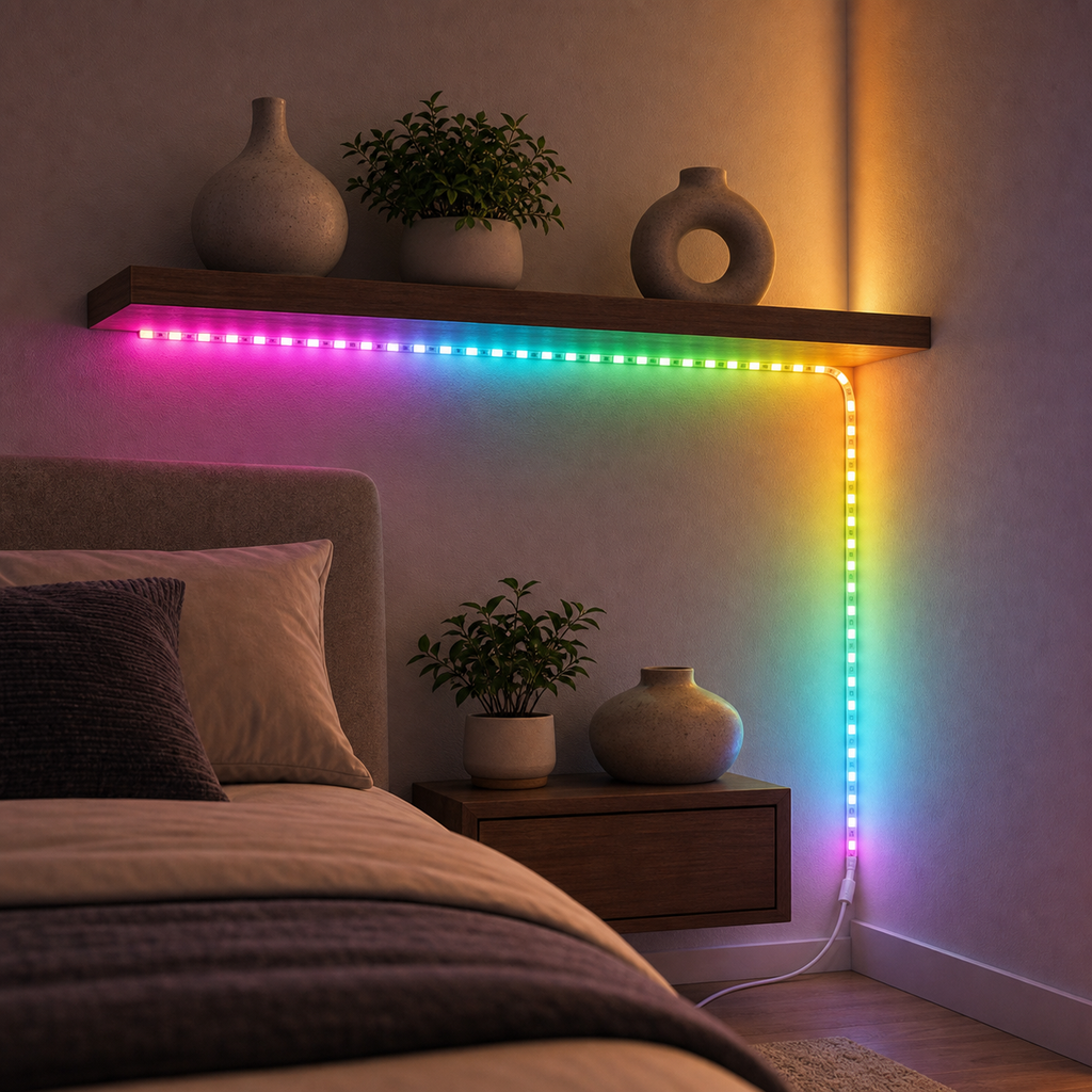 Cozy Haven Smart WiFi RGBIC LED Strip Lights lifestyle image 4