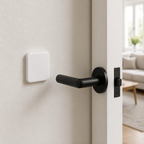 Cozy Haven Silicone Door Handle Wall Protector - Square White - 4.5 cm lifestyle