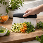Cozy Haven Stainless Steel Bench Scraper - 15 cm product photo 2