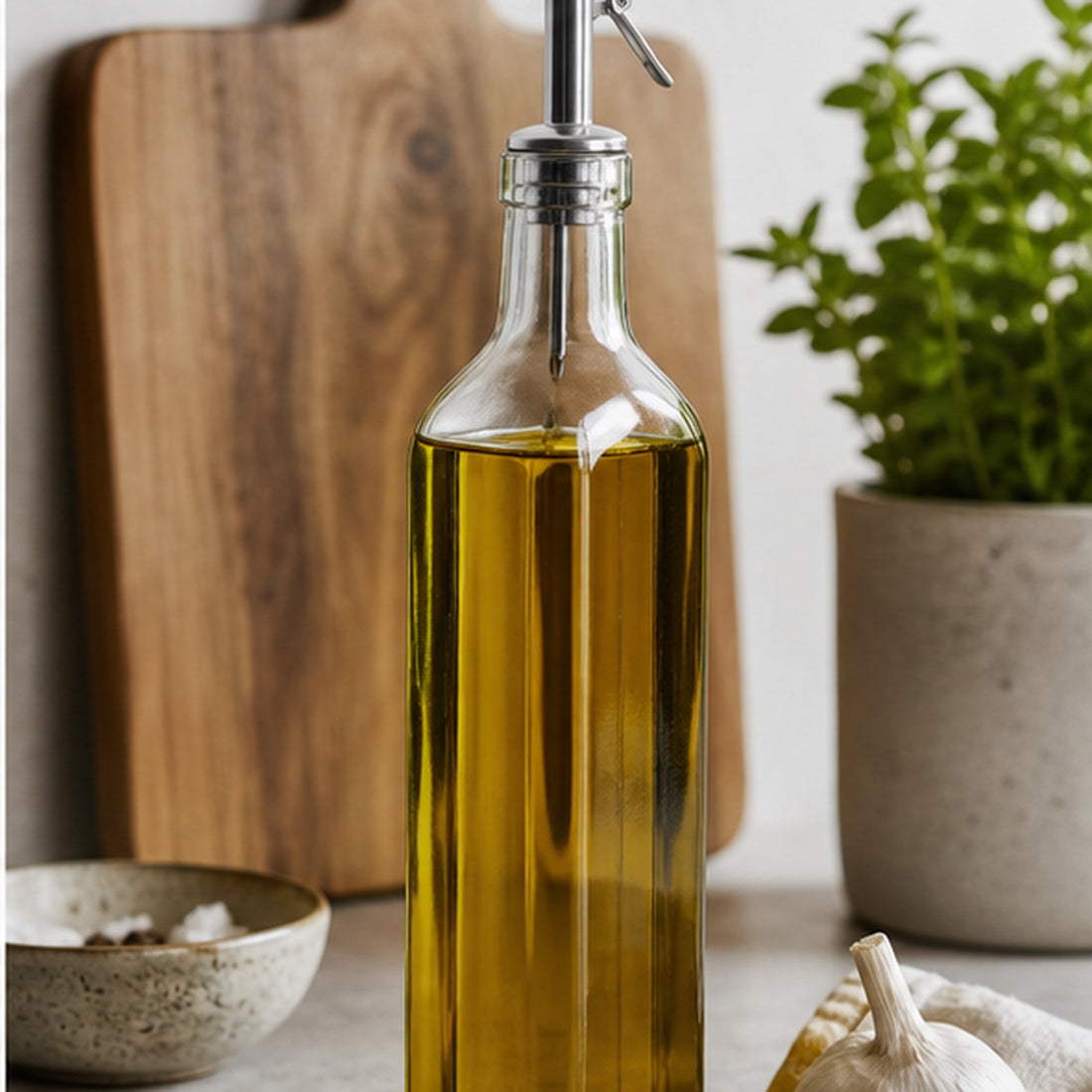 Stainless Oil Bottle Pourer