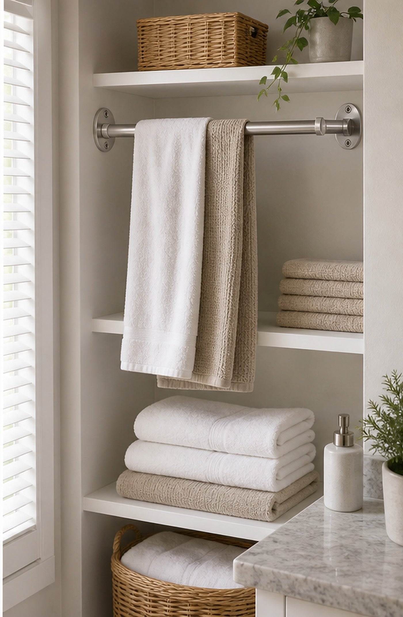 Cozy Haven Stainless U-Shaped Rod Brackets lifestyle image 3