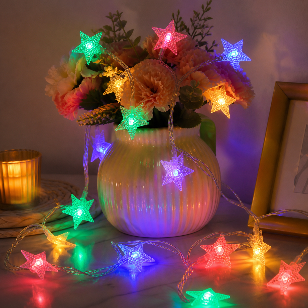 Cozy Haven Star USB Fairy String Lights lifestyle image 3 for Multicolor / 1.5 m