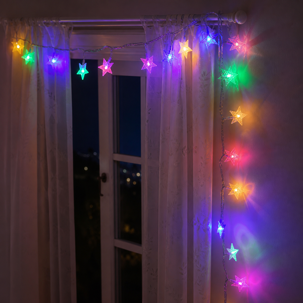 Cozy Haven Star USB Fairy String Lights lifestyle image 4 for Multicolor / 3 m