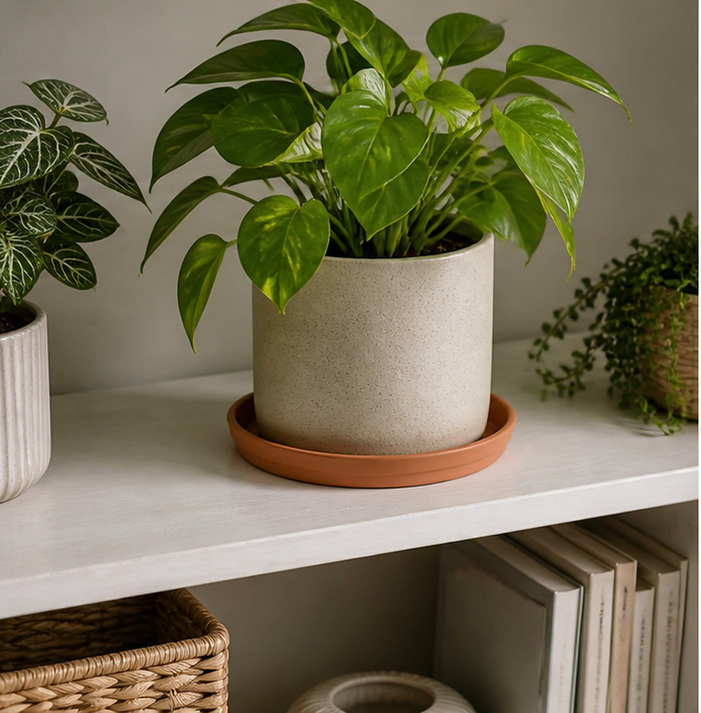 Cozy Haven Terracotta Plant Saucer Tray lifestyle image 1 for Terracotta Saucer