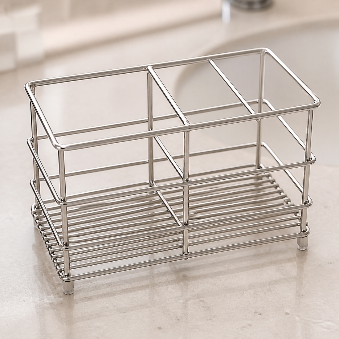 Cozy Haven Stainless Toothbrush Stand