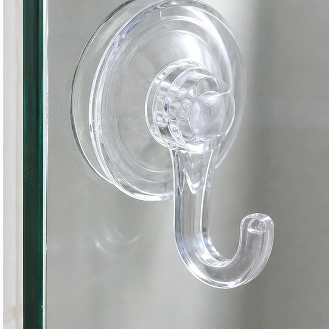 Transparent Suction Cup Utility Hook - 1 Piece