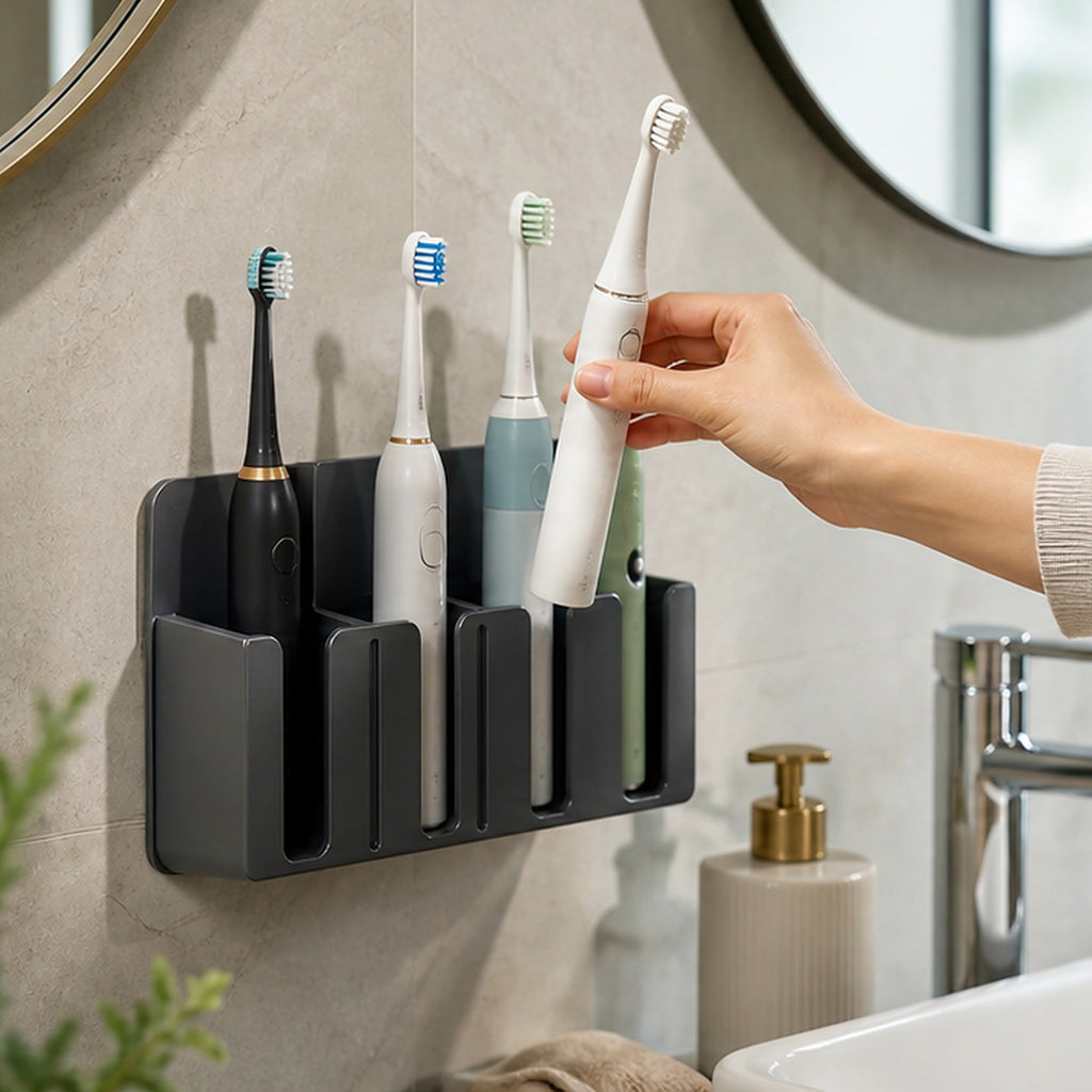 Cozy Haven Wall-Mounted Electric Toothbrush Holder lifestyle image 2