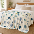 Cozy Haven Watercolor Dot Throw Blanket - 70 x 100 cm / 28 x 39 in, 100 x 130 cm / 39 x 51 in, +5 more