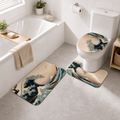 Cozy Haven Wave Quick Dry Bath Mat Set lifestyle image 1