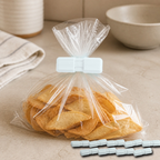 Cozy Haven Food Bag Sealing Clips - White - 10 Piece Set