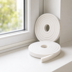 Cozy Haven Foam Window Seal Tape - White / 2 Rolls (4 m)