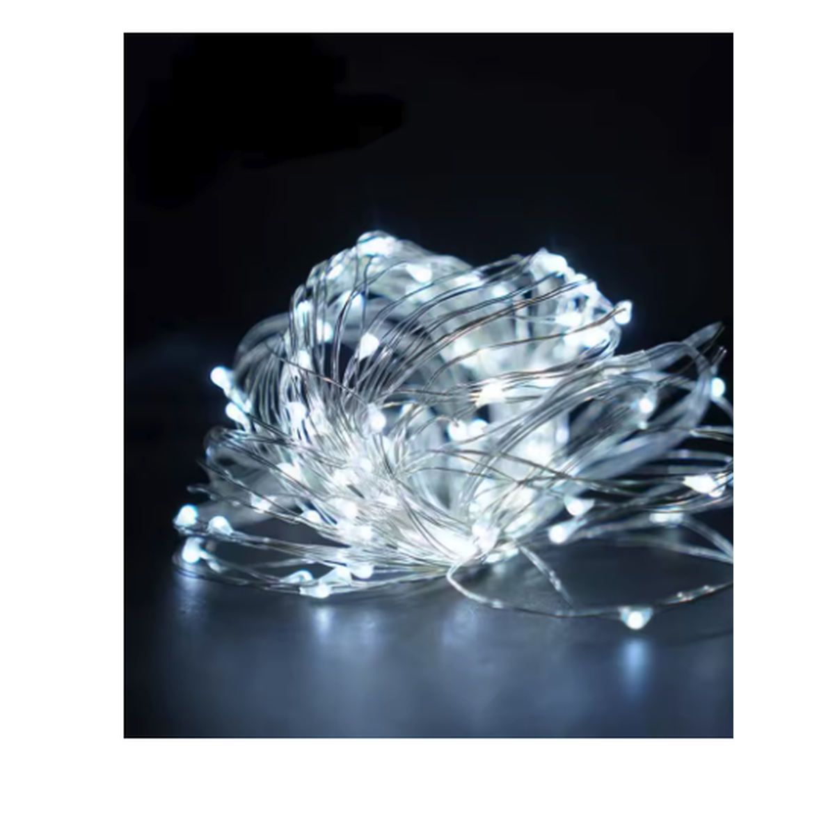 Cozy Haven Copper Wire Fairy String Lights - 33 Foot 100 LED Battery Operated Warm White - Bedroom supplier reference WHITE