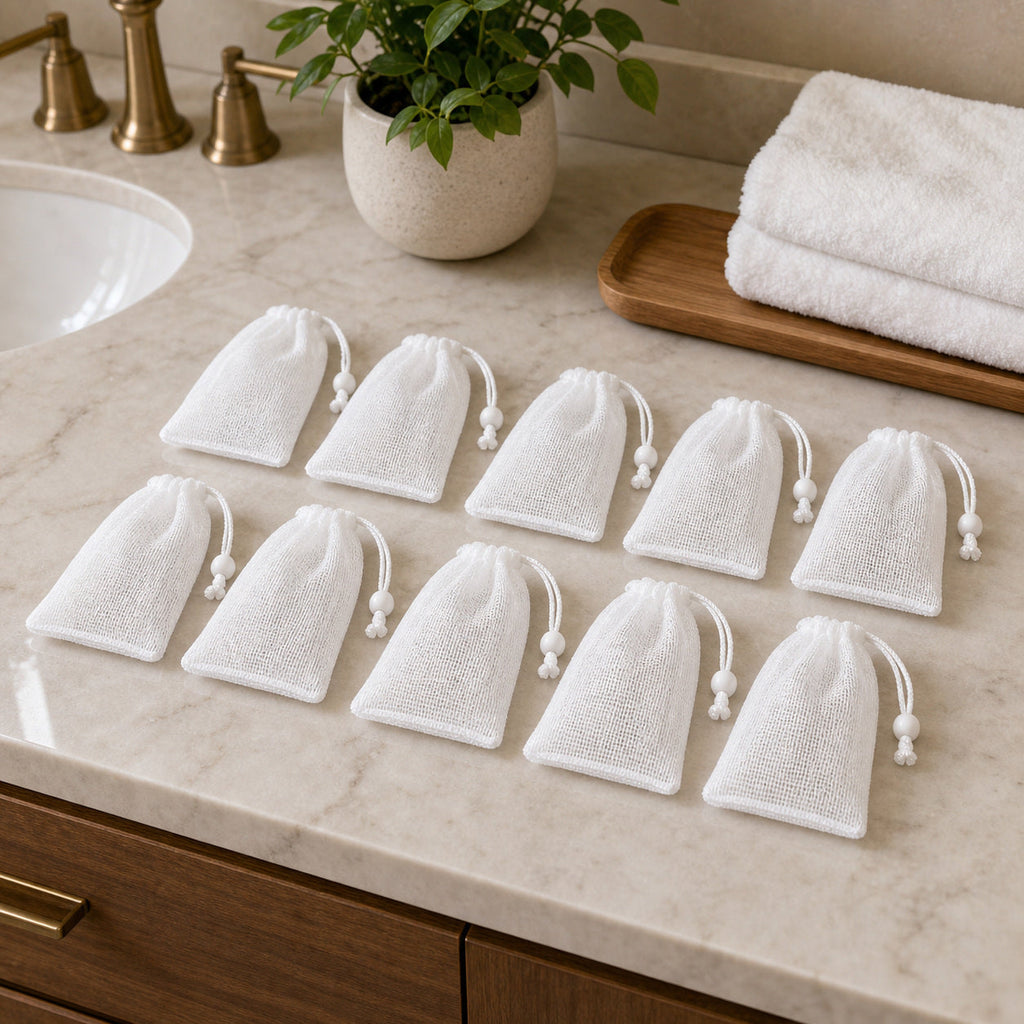 Bathroom Refresh Kit — Squeegee, Soap Care & Hooks