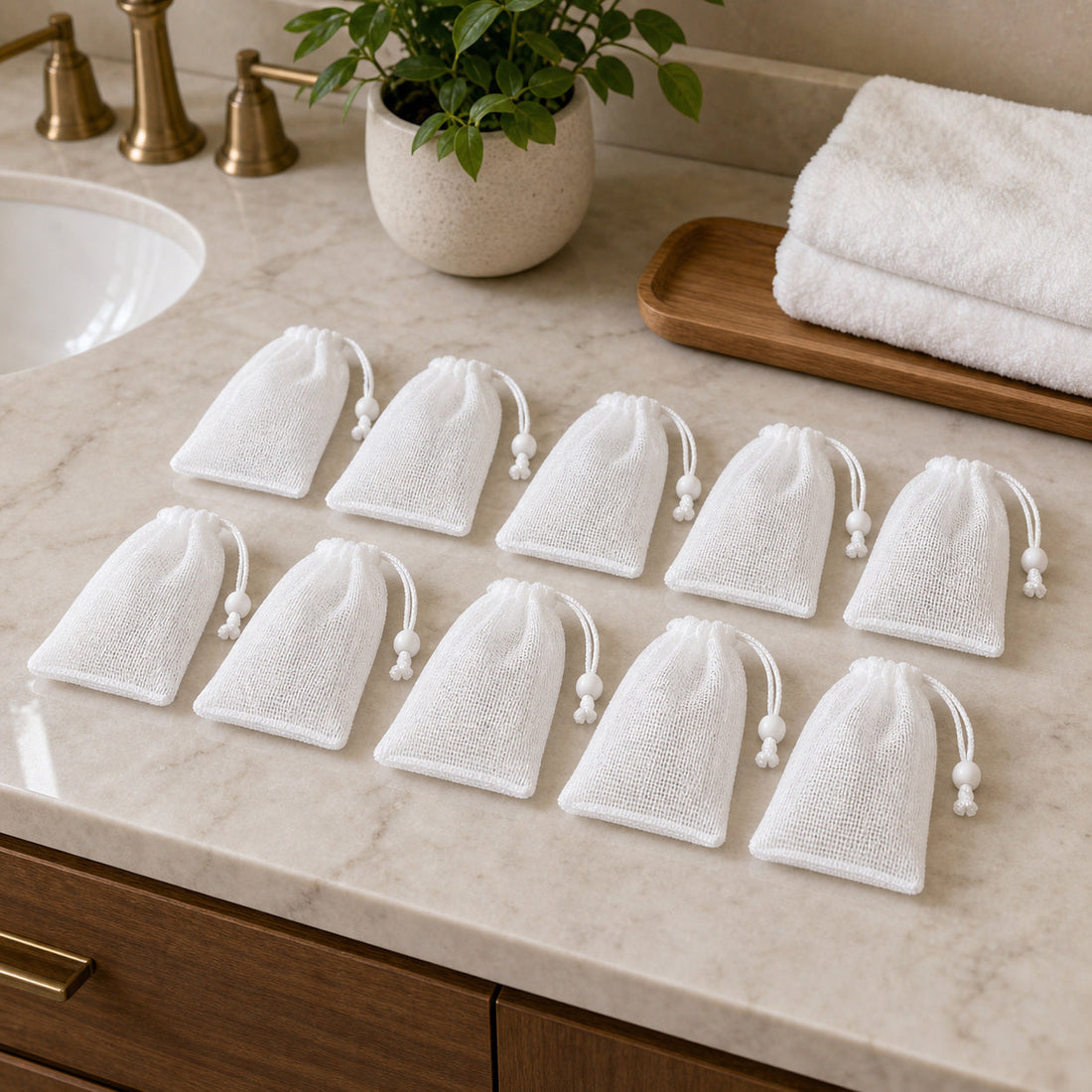 Bathroom Refresh Kit — Squeegee, Soap Care & Hooks
