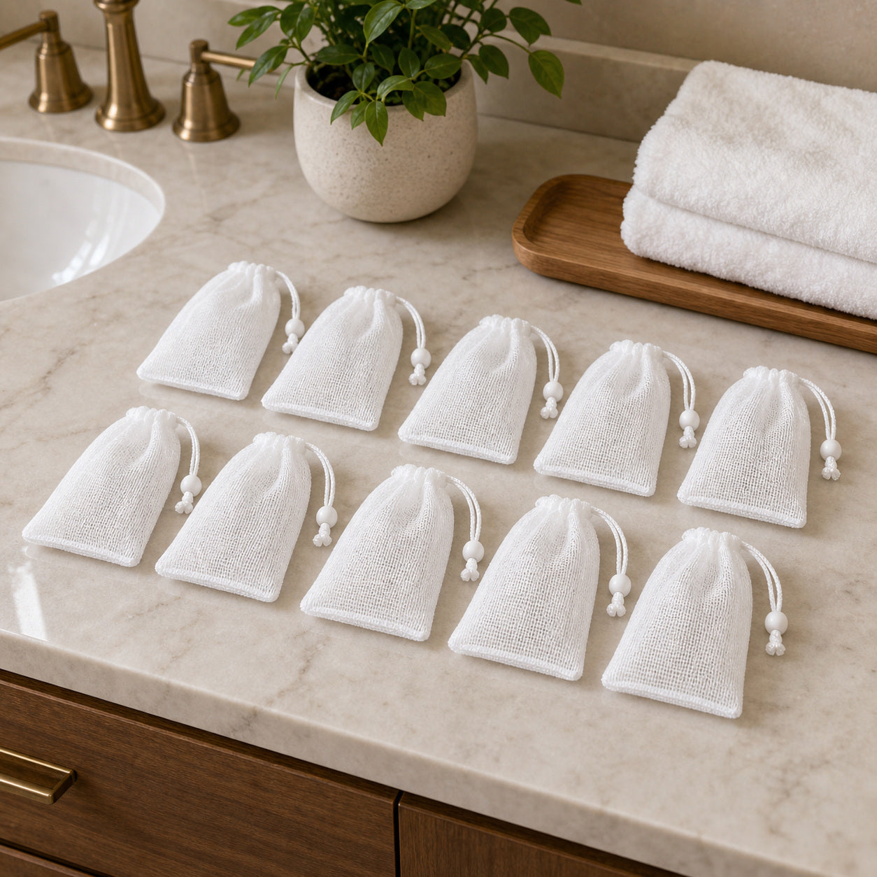 Bathroom Refresh Kit — Squeegee, Soap Care & Hooks