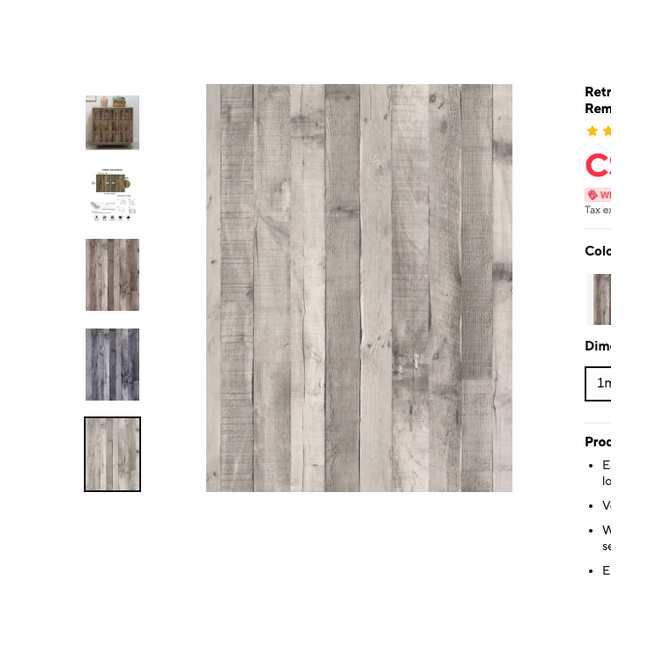 Cozy Haven Retro Wood Grain Peel and Stick Wallpaper - Removable Self-Adhesive Vinyl Wall Covering supplier exact visual Wood Grain D