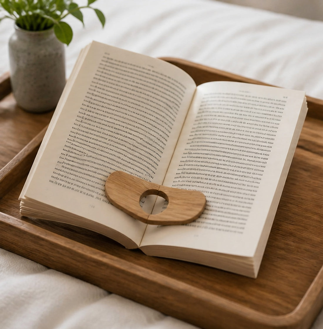 Wood Book Page Holder