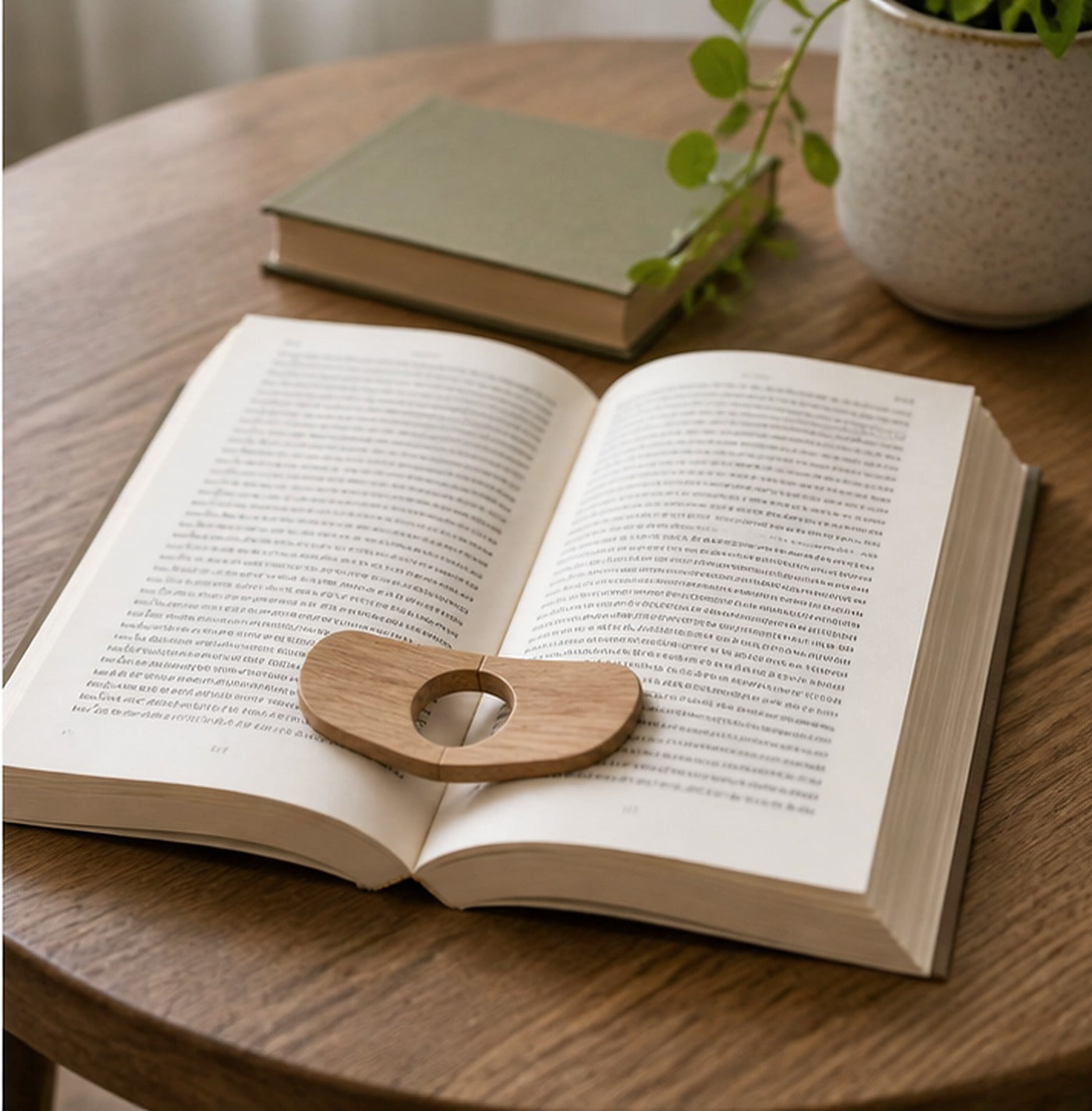 Cozy Haven Wood Book Page Holder lifestyle image 3