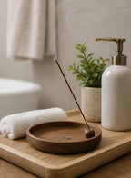 Cozy Haven Wood Incense Ash Catcher styled home view 3